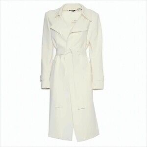 Theory Tailored White Coat With Wide Lapel - NWT